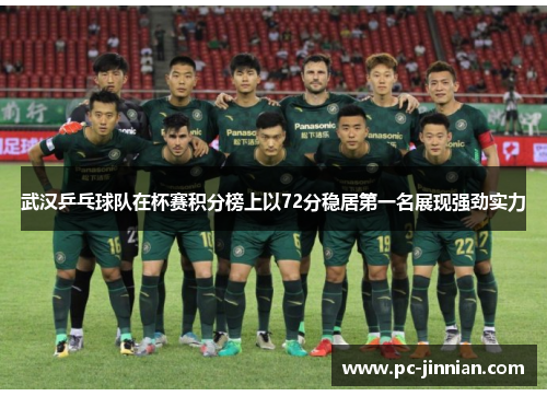 武汉乒乓球队在杯赛积分榜上以72分稳居第一名展现强劲实力